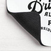 ニック・ミラーの引用Tシャツ_ アルコール おもしろ 雑貨 マウスパッド (コーナー)