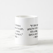 ニックVujicicの引用文のマグ コーヒーマグカップ (中央)