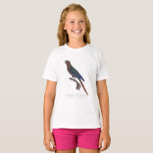 ニッケイインコ、Pyrrhura Picta Tシャツ (正面フル)