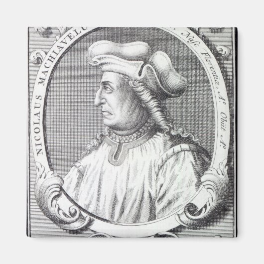 ニッコロ・マキャヴェリ， 1724 マグネット (正面)