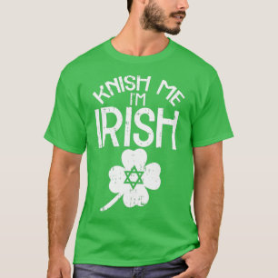 『ニッシュ・ミー・イム・アイリッシュ・ユダヤ人フード・プン・St patrick Tシャツ