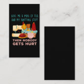 ニッタおもしろいーティードリンカーのコメディアン家族 名刺 (正面/裏面)