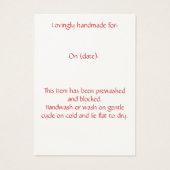 ニッターつるラベル (裏面)