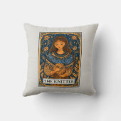 ニッター編み物タロットテーマ クッション (裏面)