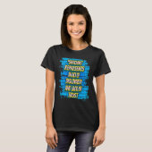 ニッチは皮肉なユーモアを表す Tシャツ (正面フル)
