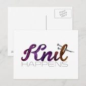 ニットが起こる ポストカード (正面/裏面)