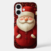 ニットすてきサンタクロース赤いセータークリスマス Case-Mate iPhoneケース (裏面)