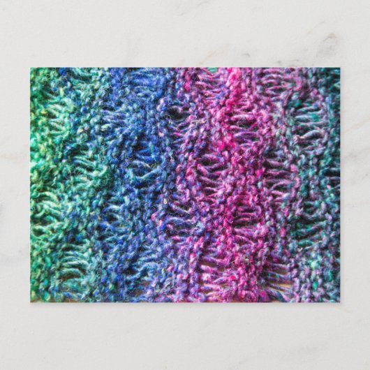 ニットのはがき ポストカード (正面)