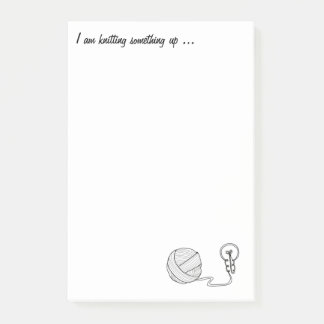 ニットのインスピレーションのポストイットノート ポストイット