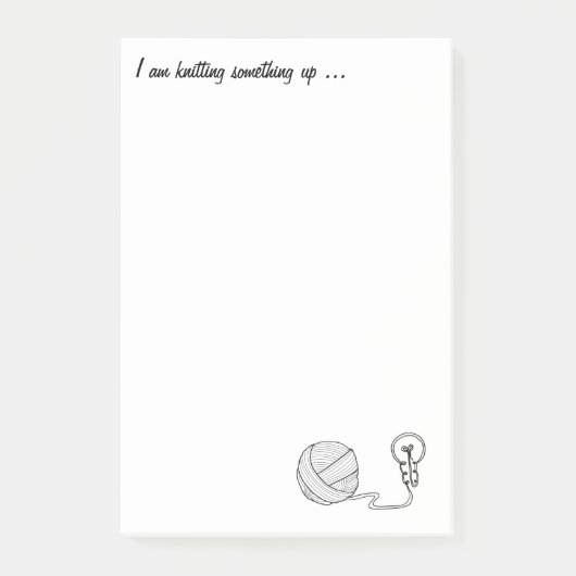 ニットのインスピレーションのポストイットノート ポストイット (正面)