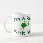 ニットのウィット コーヒーマグカップ (左)