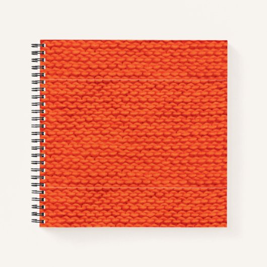 ニットのウール模様 ノートブック (正面)