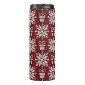 ニットのギフト:ヴィンテージ冬のパターン。 タンブラー (裏面)