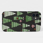 ニットのクリスマスツリーパターン Case-Mate iPhoneケース (裏面(横))