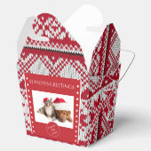 ニットのクリスマス フェイバーボックス (オープン)