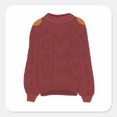 ニットのセーター スクエアシール (正面)