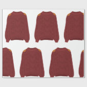 ニットのセーター ラッピングペーパー (フラット)