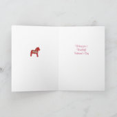 ニットのバレンタインデーのカード シーズンカード (内部)