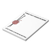 ニットのメモ帳 – 私がやるべきこと ノートパッド (回転)