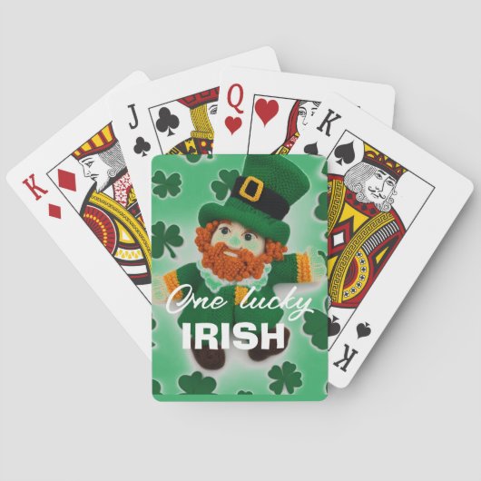 ニットのレプラーシャンst.Patrickの日2024 トランプ (裏面)