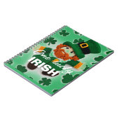 ニットのレプラーシャンst.Patrickの日2024 ノートブック (左側)