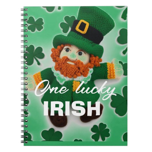 ニットのレプラーシャンst.Patrickの日2024 ノートブック (正面)