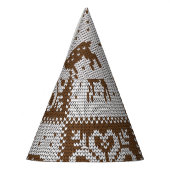 ニットの冬のデザイナー：ヴィンテージパターン。 パーティーハット (左)