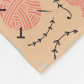 ニットの生活 フリースブランケット (角)