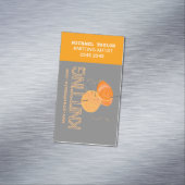 ニットの編み物針およびヤーンの技術の芸術家 マグネット名刺 (インサイチュ)