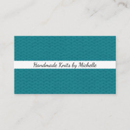 ニットの質 • ハンドメイドの技術 名刺