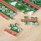 ニットの醜いクリスマスセーター ジグソーパズル (側面)