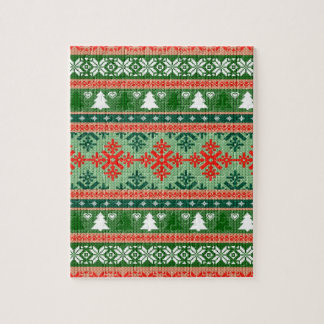 ニットの醜いクリスマスセーター ジグソーパズル