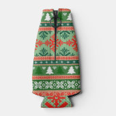 ニットの醜いクリスマスセーター ボトルクーラー (裏面)