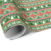 ニットの醜いクリスマスセーター ラッピングペーパー (ロールコーナー)