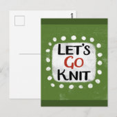ニットはがき ポストカード (正面/裏面)