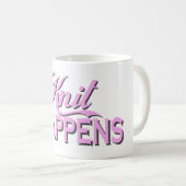 ニットはコーヒー・マグ起こります コーヒーマグカップ (正面右)