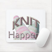 ニットはマウスパッド(緑及びピンクのソックス)起こります マウスパッド (マウス)