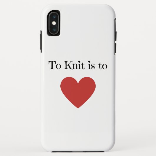ニットは愛に – Case-Mate iPhoneケース (裏面)