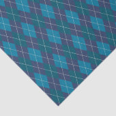 ニットアーガイルマリンブルー彼の工芸品デコページ 薄葉紙 (詳細)