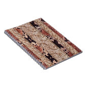 ニットウェアテクスチャ、幾何学的スネークパターン。 ノートブック (右側)