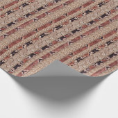 ニットウェアテクスチャ、幾何学的スネークパターン。 ラッピングペーパー (角)