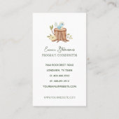 ニットウッドランドベアおもしろい保育園 名刺 (裏面)