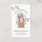 ニットウッドランドベアおもしろい保育園 名刺 (正面)