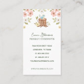 ニットウッドランドベアフローラ保育園 名刺 (裏面)