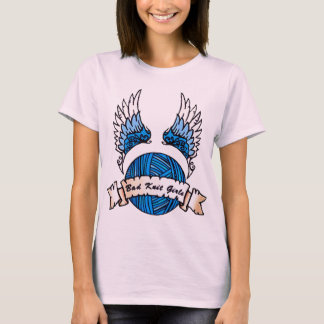 ニットガールズシンプルニューロゴ Tシャツ