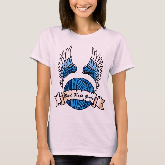 ニットガールズシンプルニューロゴ Tシャツ (正面)
