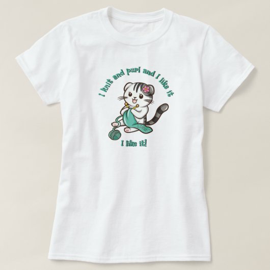 ニットキティ Tシャツ (デザイン正面)