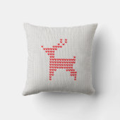 ニットクリスマスセーターカスタムモノグラム クッション (裏面)