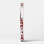 ニットクリスマスヴィンテージのシームレスな装飾パット Case-Mate iPhoneケース (裏面 / 左)