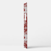 ニットクリスマスヴィンテージのシームレスな装飾パット Case-Mate iPhoneケース (裏面 / 右)